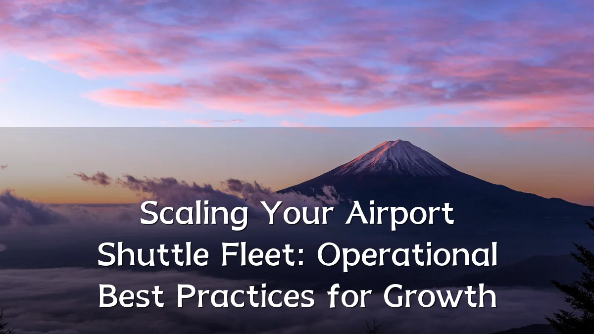 Scaling Your Airport Shuttle Fleet: Operational Best Practices for Growth