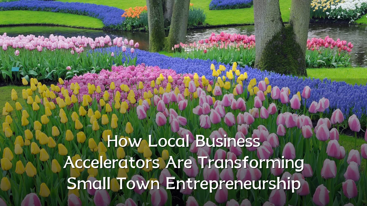 How Local Business Accelerators Are Transforming Small Town Entrepreneurship