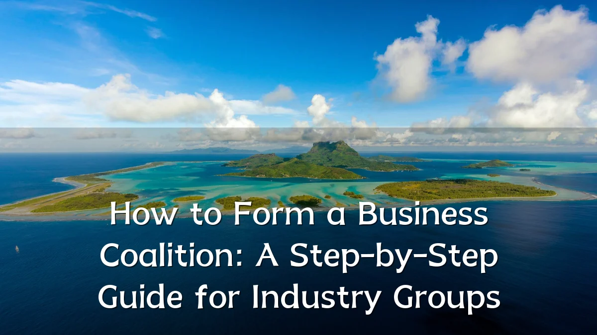 How to Form a Business Coalition: A Step-by-Step Guide for Industry Groups
