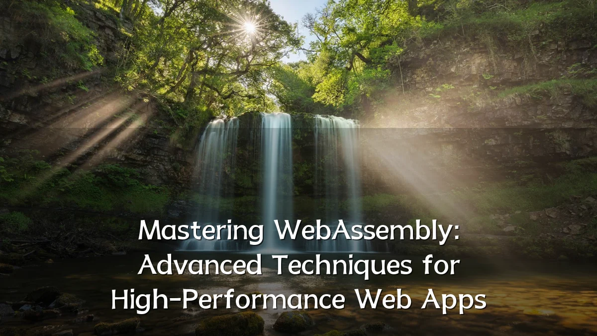 Mastering WebAssembly: Advanced Techniques for High-Performance Web Apps
