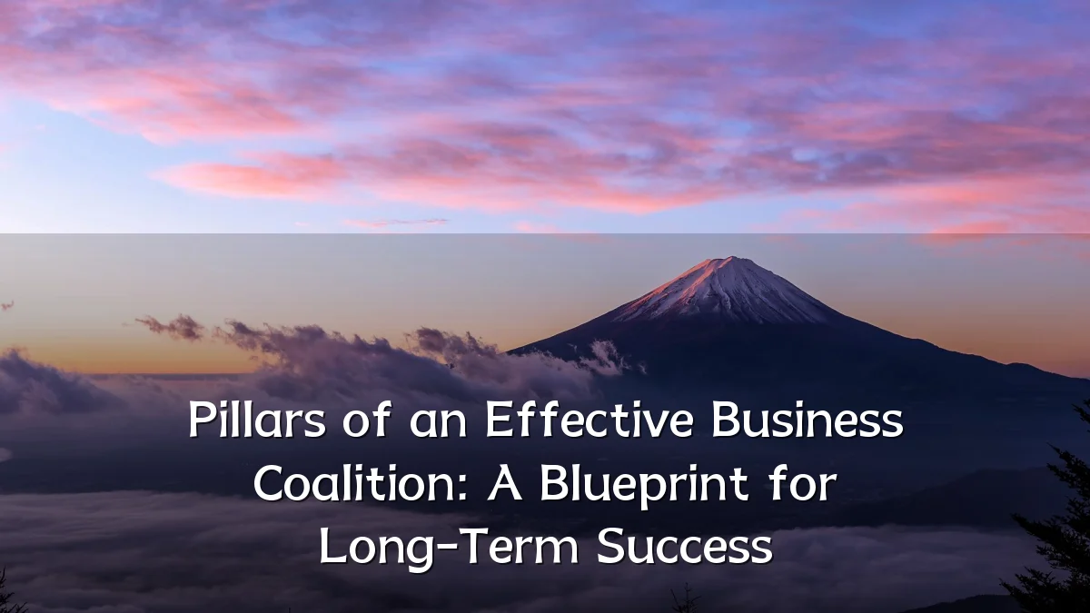 Pillars of an Effective Business Coalition: A Blueprint for Long-Term Success