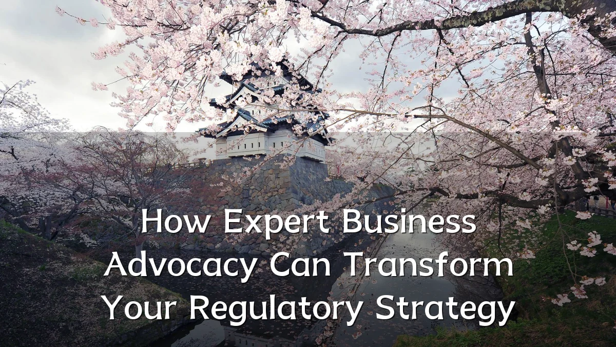 How Expert Business Advocacy Can Transform Your Regulatory Strategy