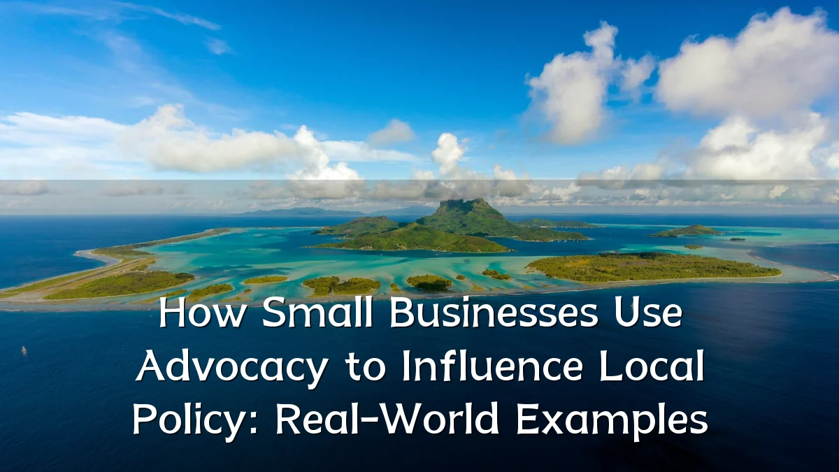How Small Businesses Use Advocacy to Influence Local Policy: Real-World Examples