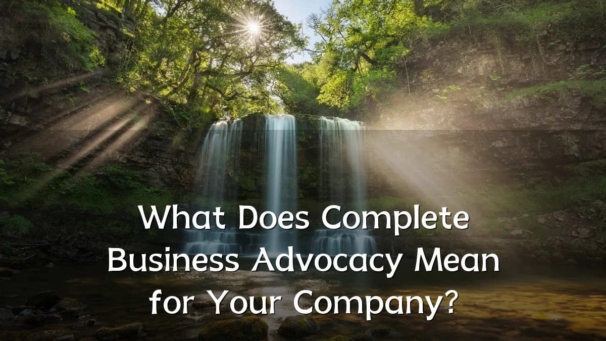 What Does Complete Business Advocacy Mean for Your Company?